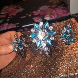 ☆ Blue & Silver Tiara headband ☆